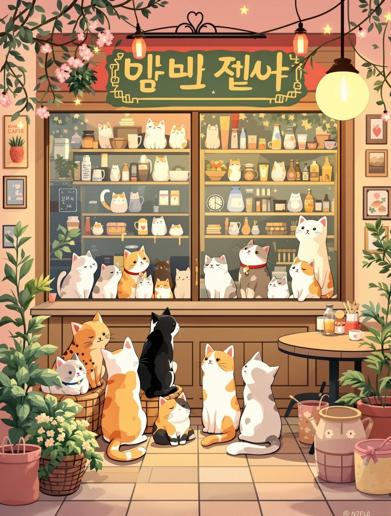 猫咪咖啡厅 - 漫卷时光治愈可乐漫画分类